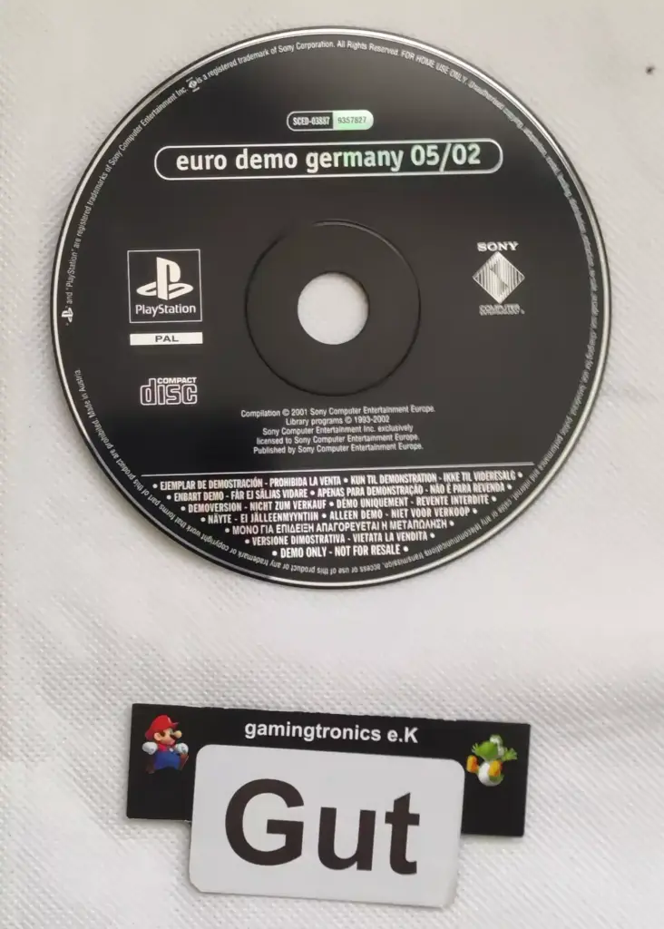 Demo Euro Demo Germany 05/02 Sony Playstation 1