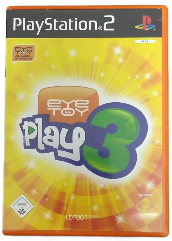 Eyetoy Play Eye Toy 3 PS2 Sony Playstation 2