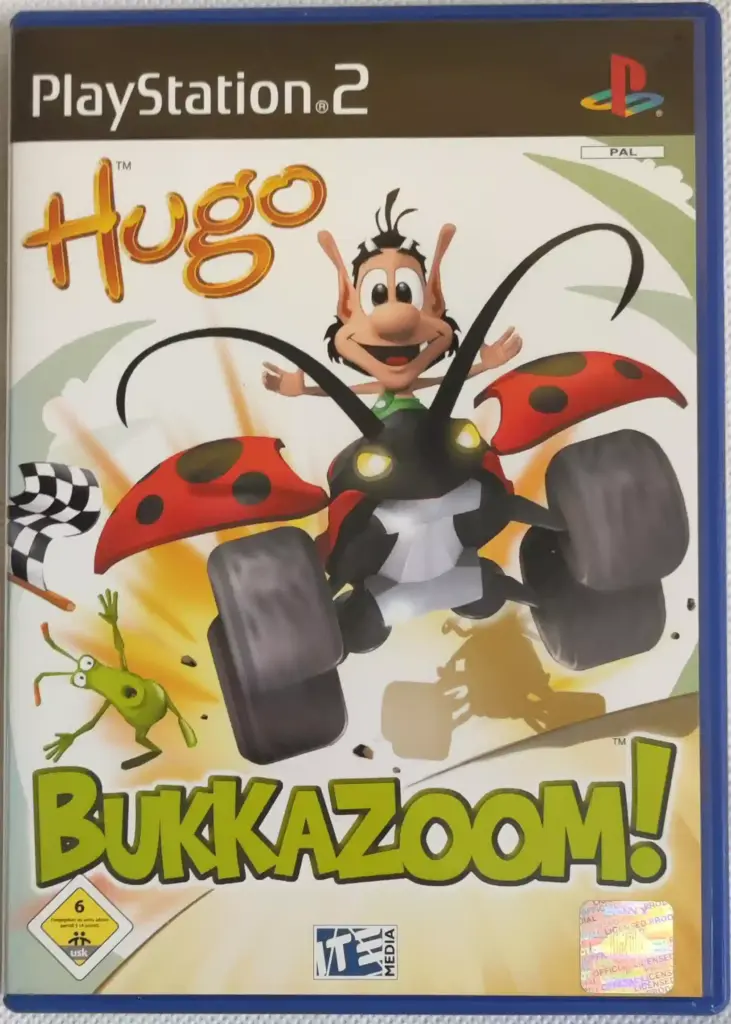 Hugo Bukkazoom! PS2 Sony Playstation 2