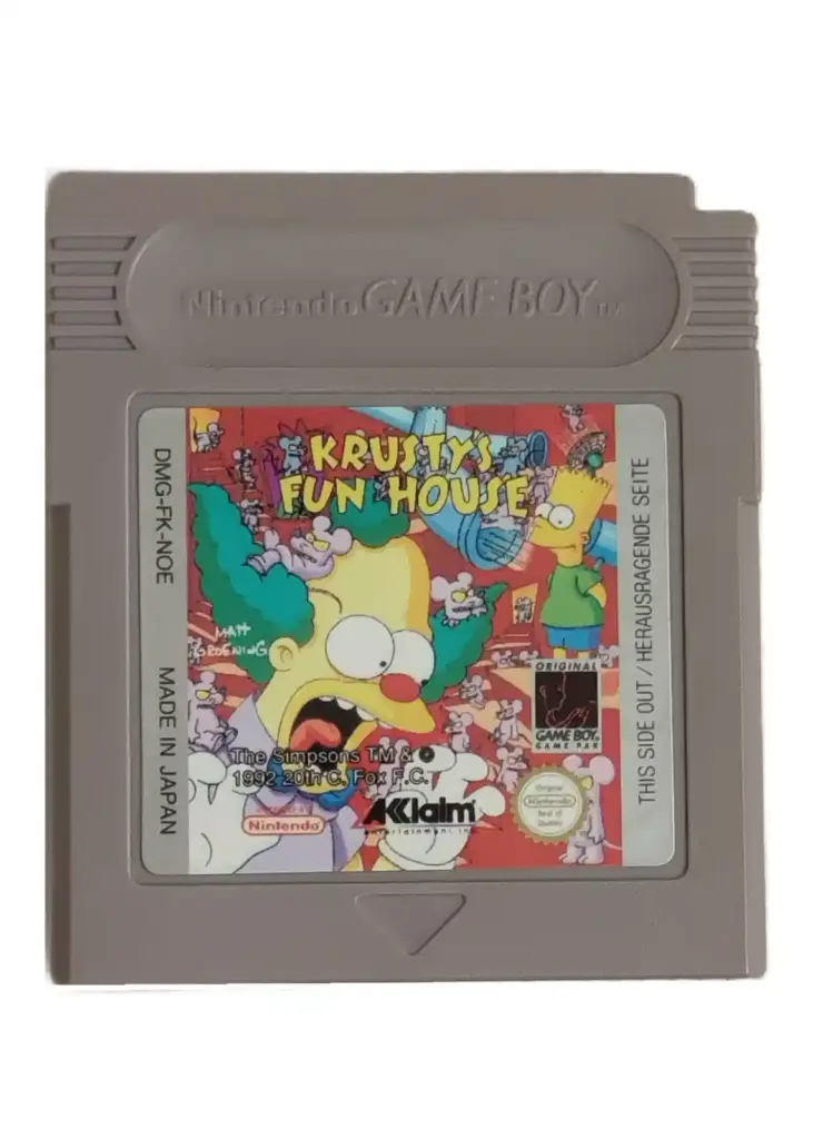 Krusty’s Fun House Nintendo Game Boy