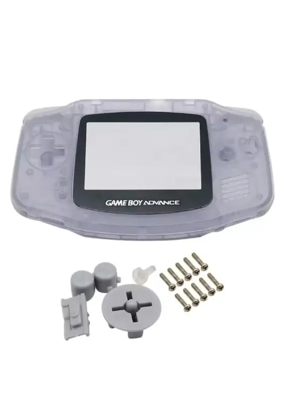 Nintendo Gameboy GBA Konsolengehäuse Set Grau