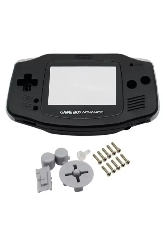 Nintendo Gameboy GBA Konsolengehäuse Schwarz