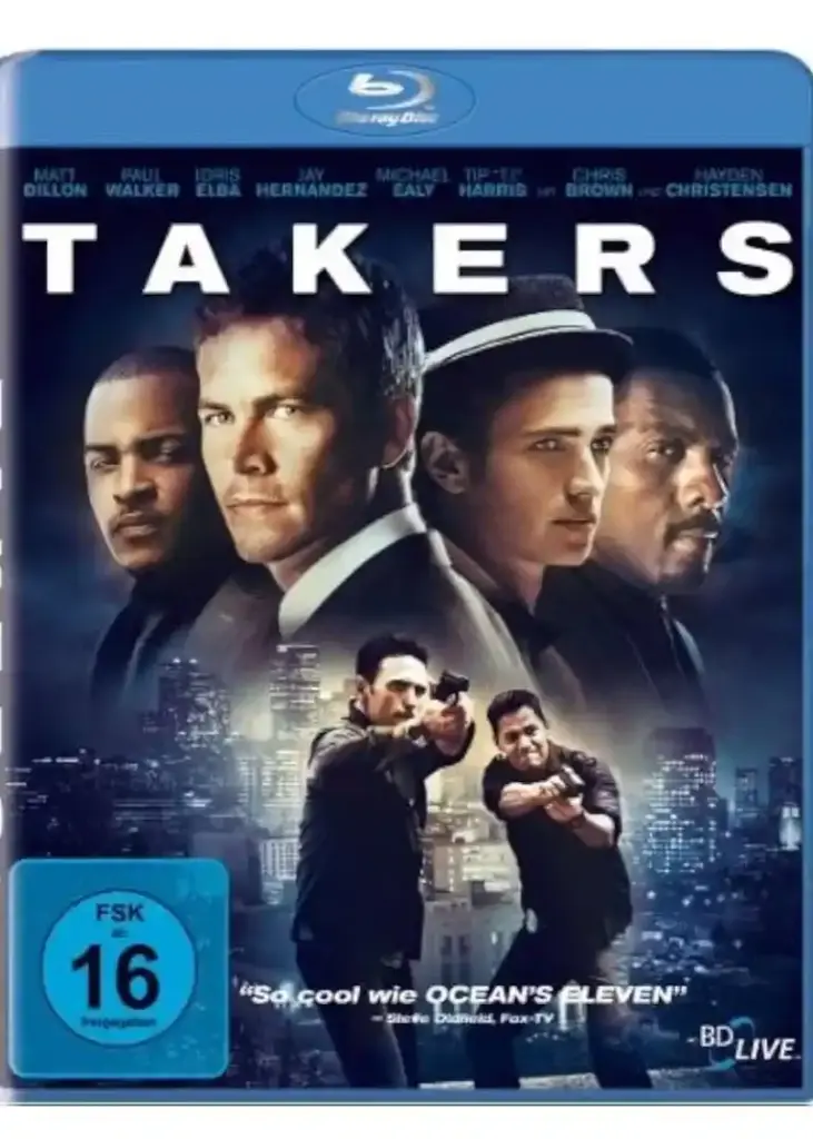 Takers Blu Ray Bluray Film