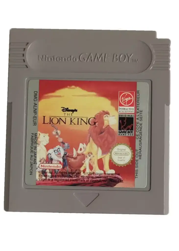 The Lion King König der Löwen Game Boy