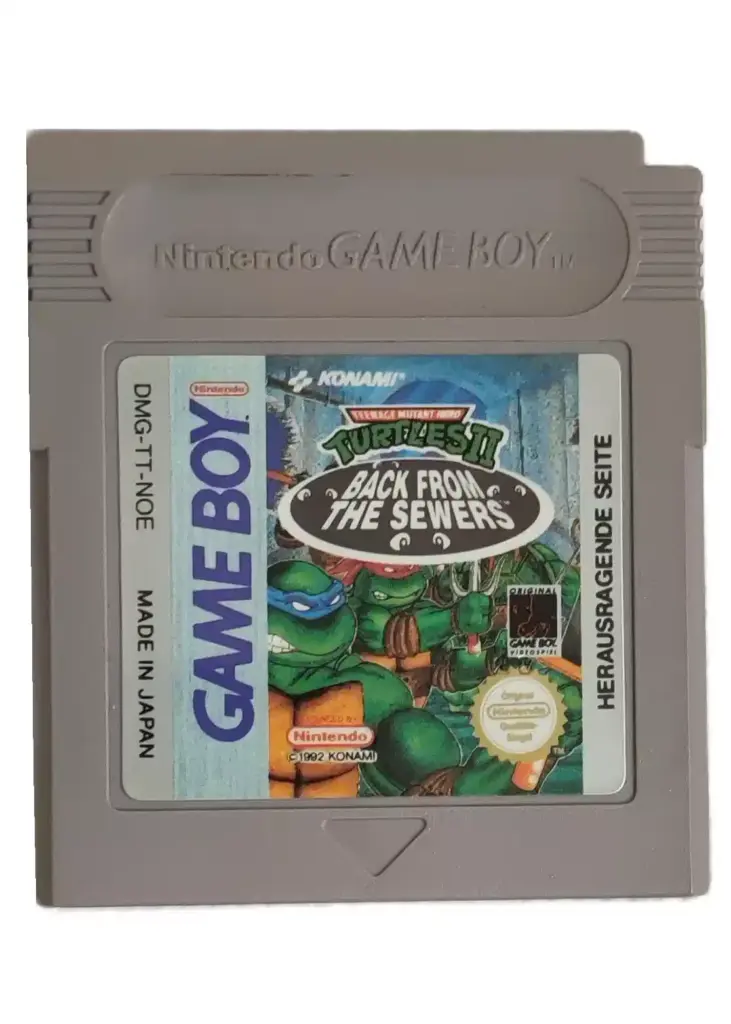 Turtles 2 II Back From The Sewers Game Boy