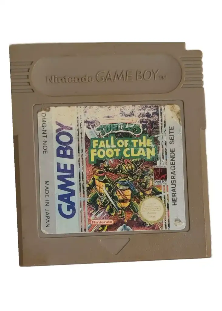 Turtles Fall of the Foot Clan Nintendo Game Boy