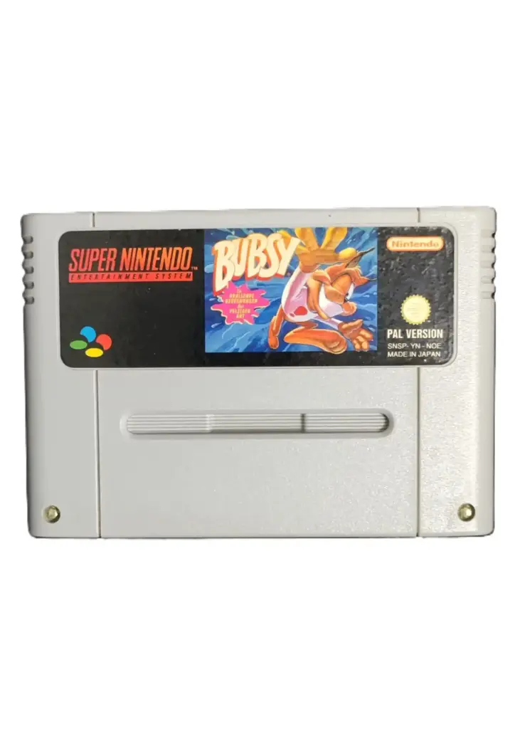 Bubsy SNES Super Nintendo