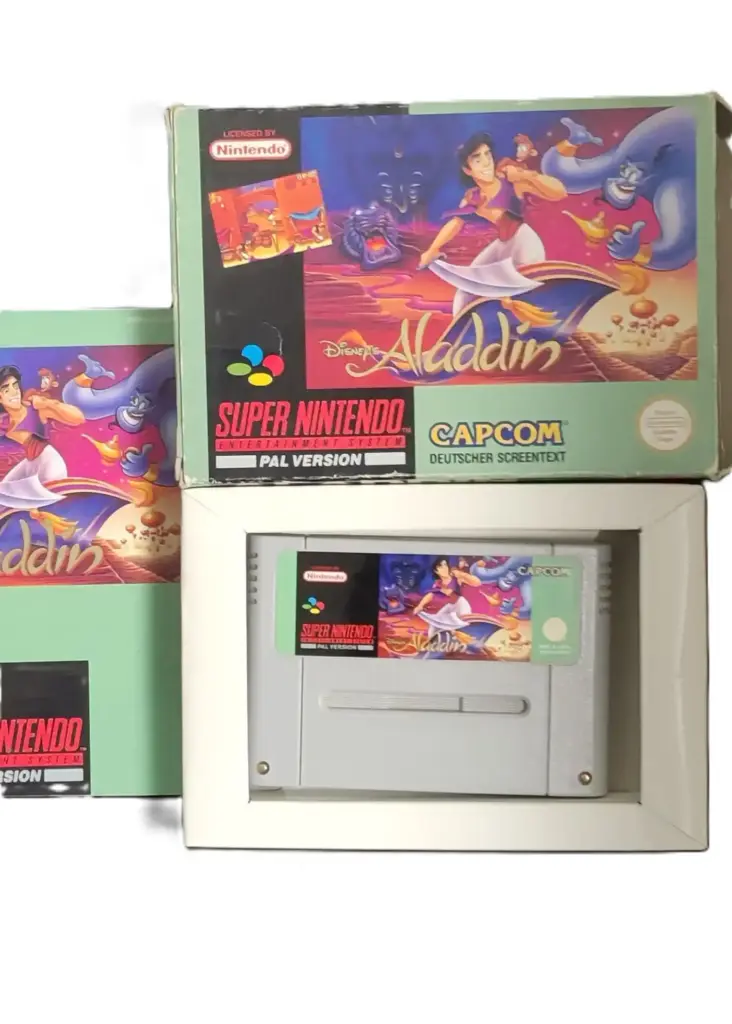 Disneys Aladdin SNES Anleitung OVP Super Nintendo