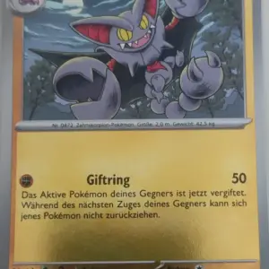 Skorgro Reverse Holo Pokemon