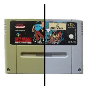 nintendo snes spiel vergilbt bleichen