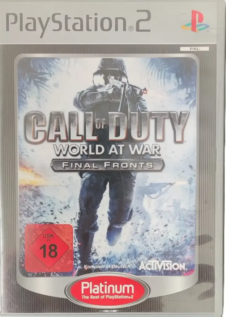 Call of Duty World at War Final Fronts PS 2
