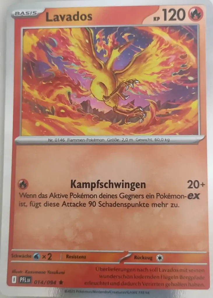 Lavados Holo Rare 014/094 Pokemon Karte Deutsch