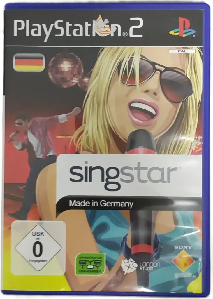 Singstar Made in Germany Sony Playstation 2