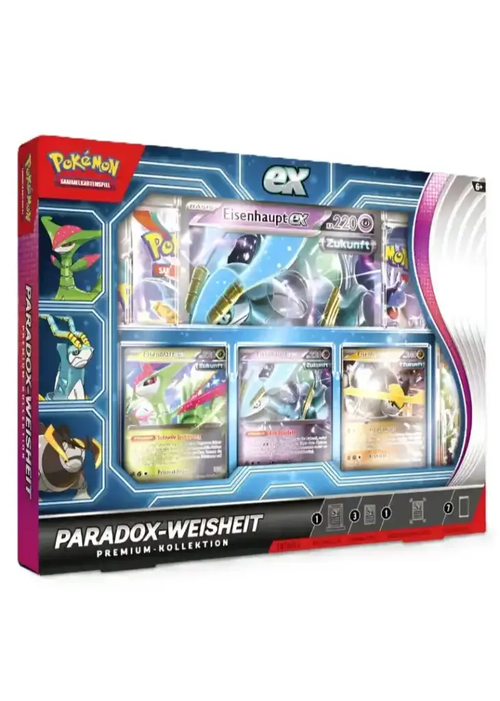Pokemon Paradox Weisheit ex Premium Kollektion DE