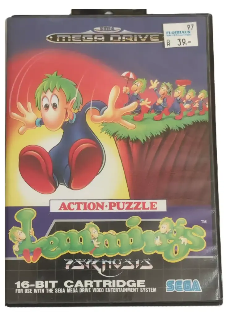 Action Puzzel Lemmings Sega Mega Drive