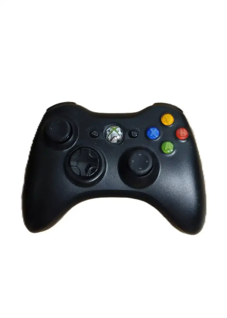 Microsoft XBOX 360 Controller Schwarz Gut