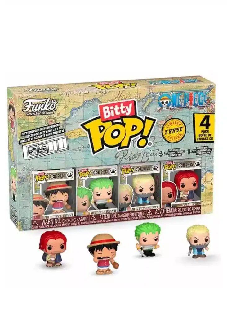 One Piece Funko Bitty POP! 4 Pack Blister