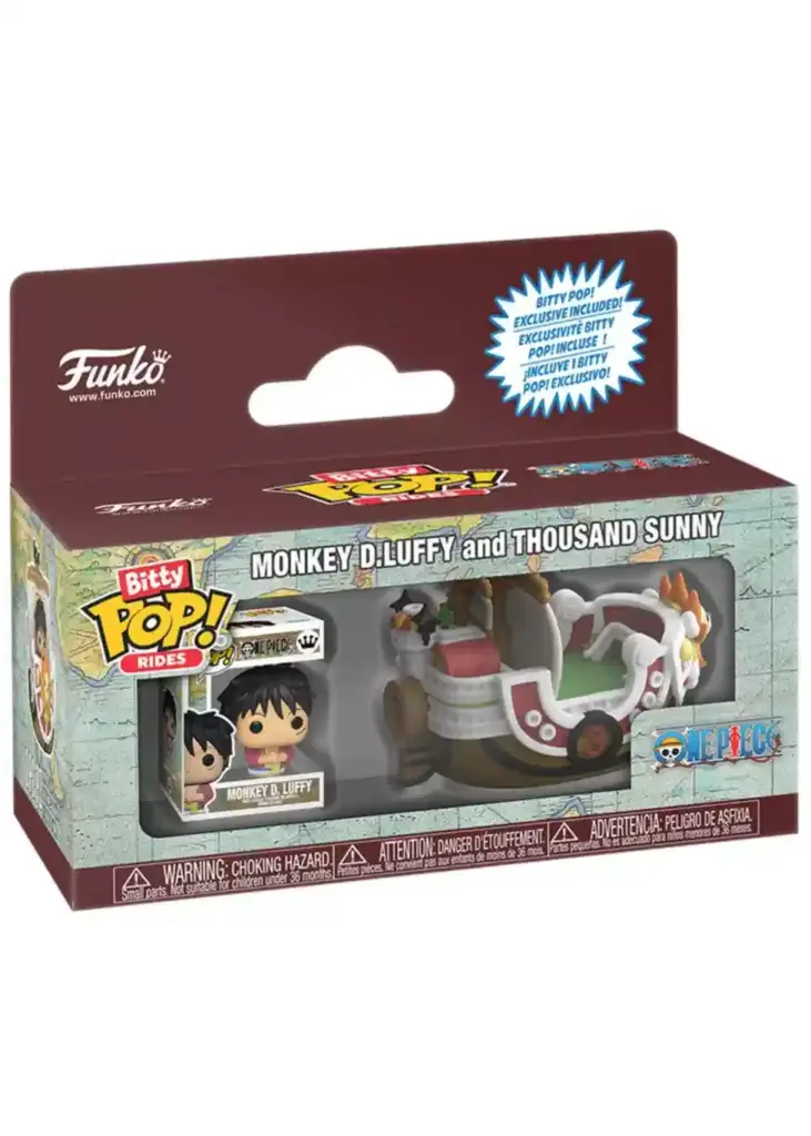 One Piece Thousand Sunny und Luffy Funko Pop Bitty