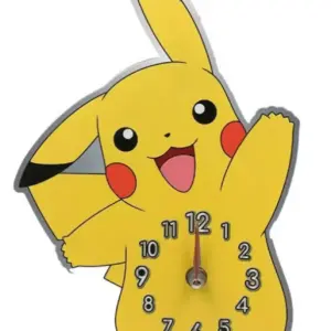 Pokemon Pikachu Wand Uhr metal