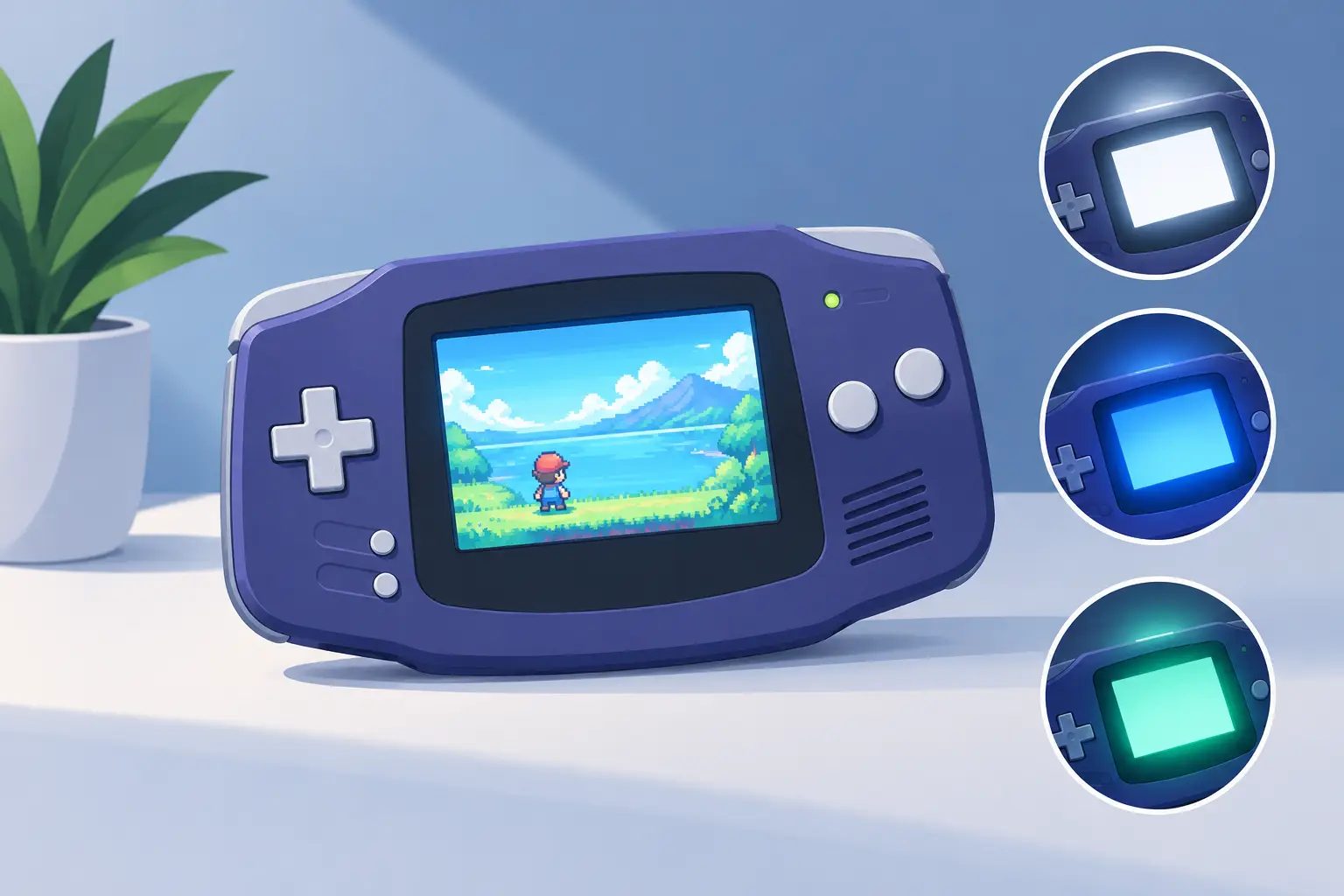 Gameboy Advance mit Beleuchtung richtig wählen