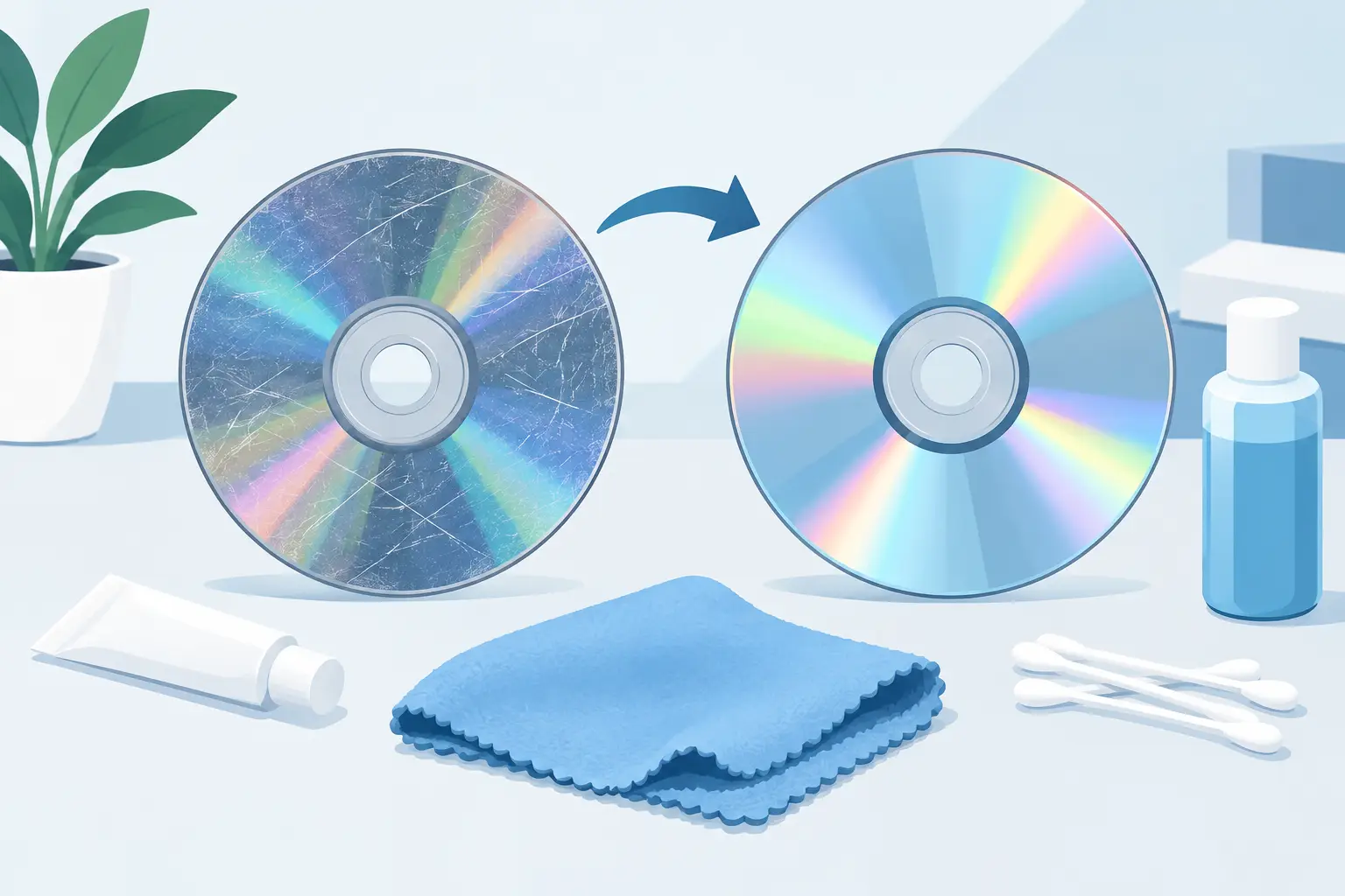 Kann man zerkratzte Discs retten? So geht’s