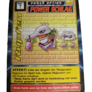 Digimon Karte Power Schlag Rupfen Bo-108